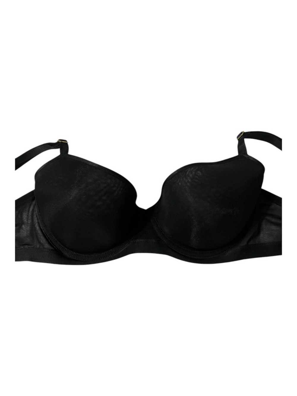 Soma Lightest Lift Smooth Demi Underwire Bra Black 36D Sheer